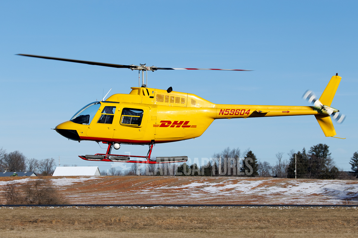 DHL Air Bell 206B JetRanger II N59604 | PlaneCaptures | Aviation