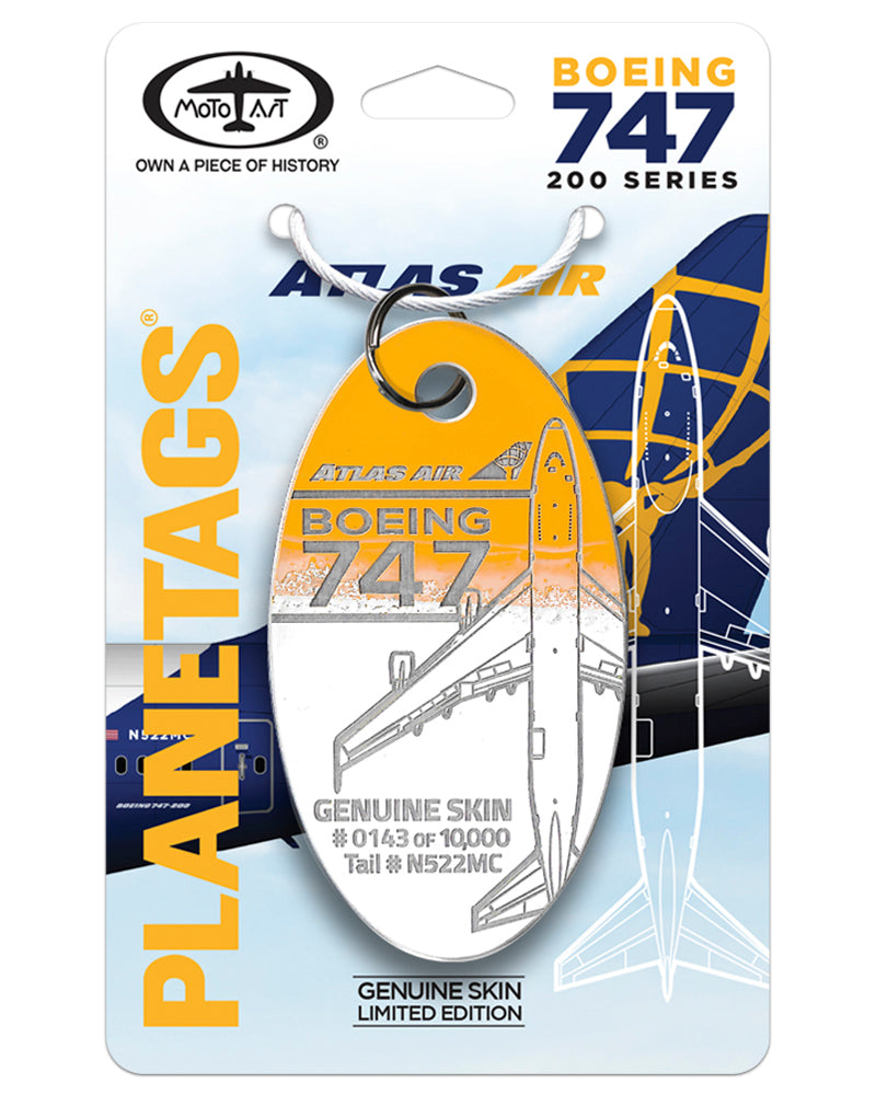 Boeing 747 Atlas Air®- N522MC – MotoArt PlaneTags