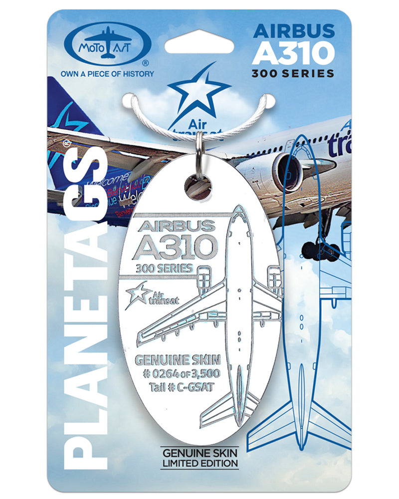 エアバス A310 Air Transat®- C-GSAT – MotoArt PlaneTags