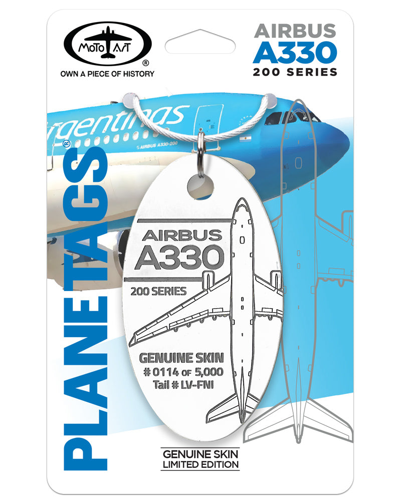 Airbus A330 Aerolíneas®- LV-FNI – MotoArt PlaneTags