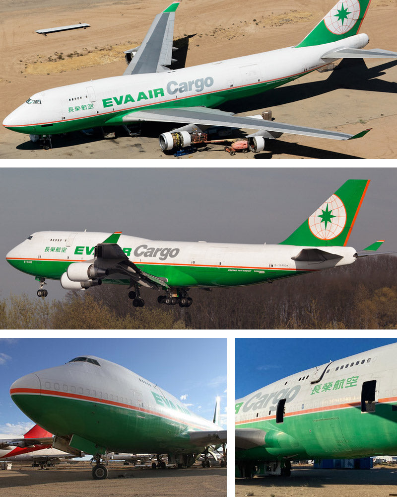 EVA Boeing 747-400 - PLANETAGS TAIL #B-16462 – MotoArt PlaneTags