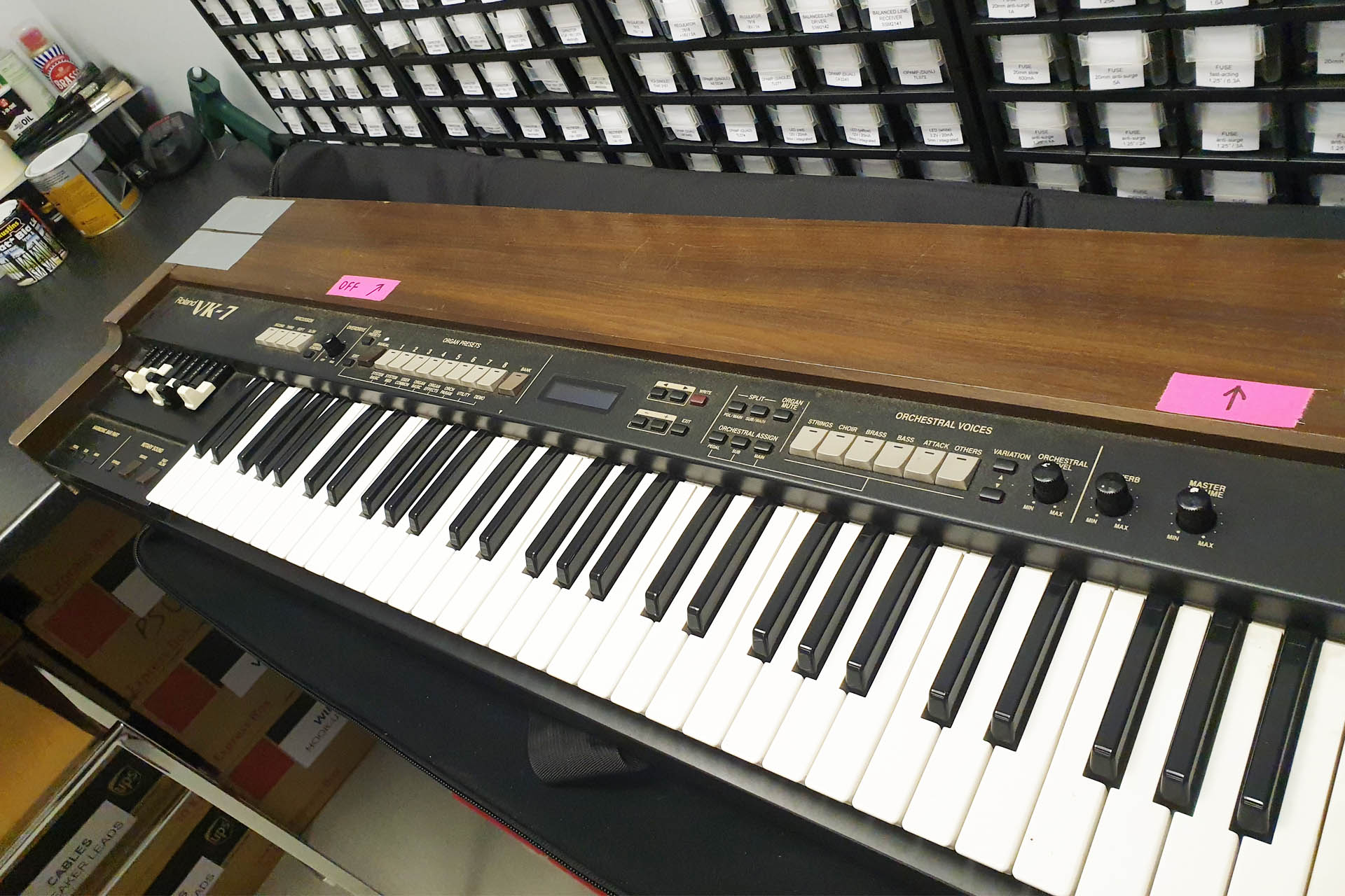 Roland VK-7 Power Supply Rebuild - Plasma Music Limited