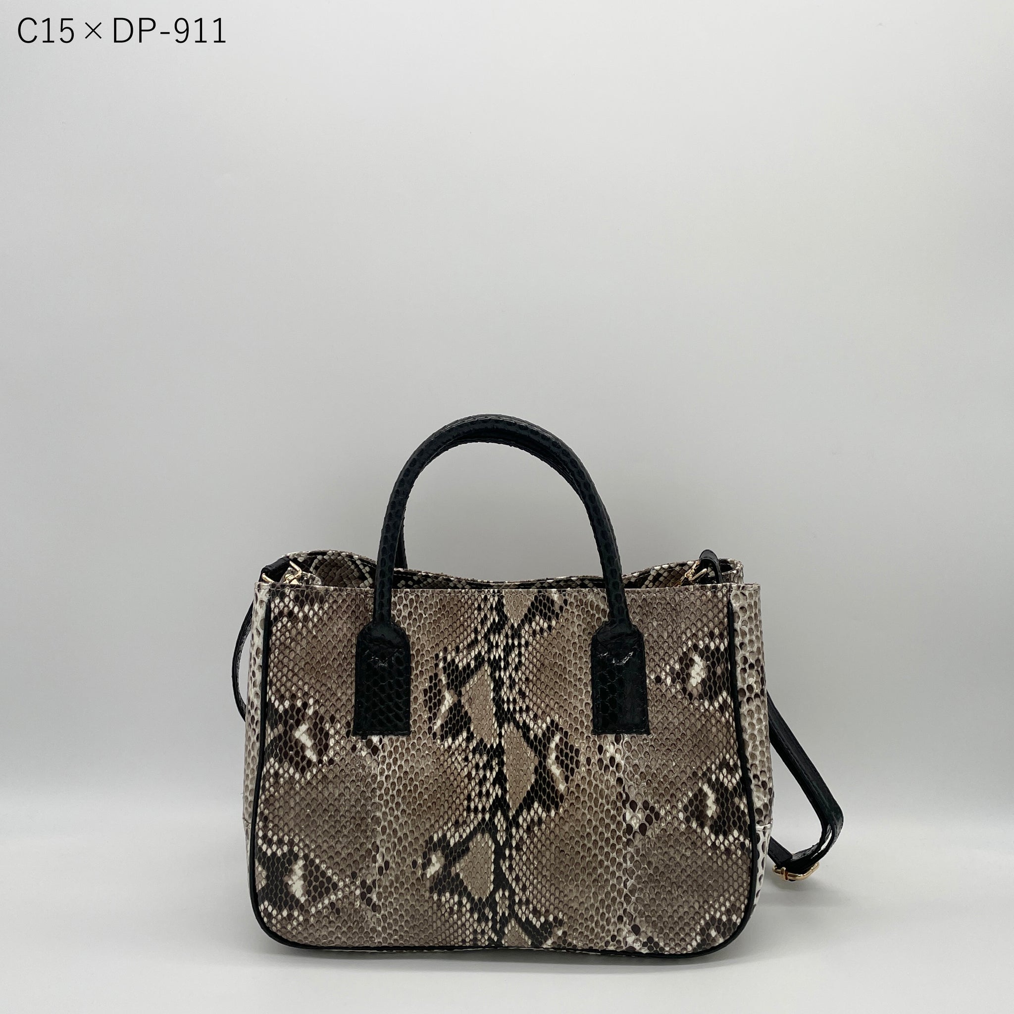デコレートパイソン×コブラレザーハンドバッグ – pliable tokyo