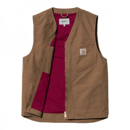 Carhartt WIP ベスト ARBOR VEST ブラウン | ストリートウェア | PLUGS