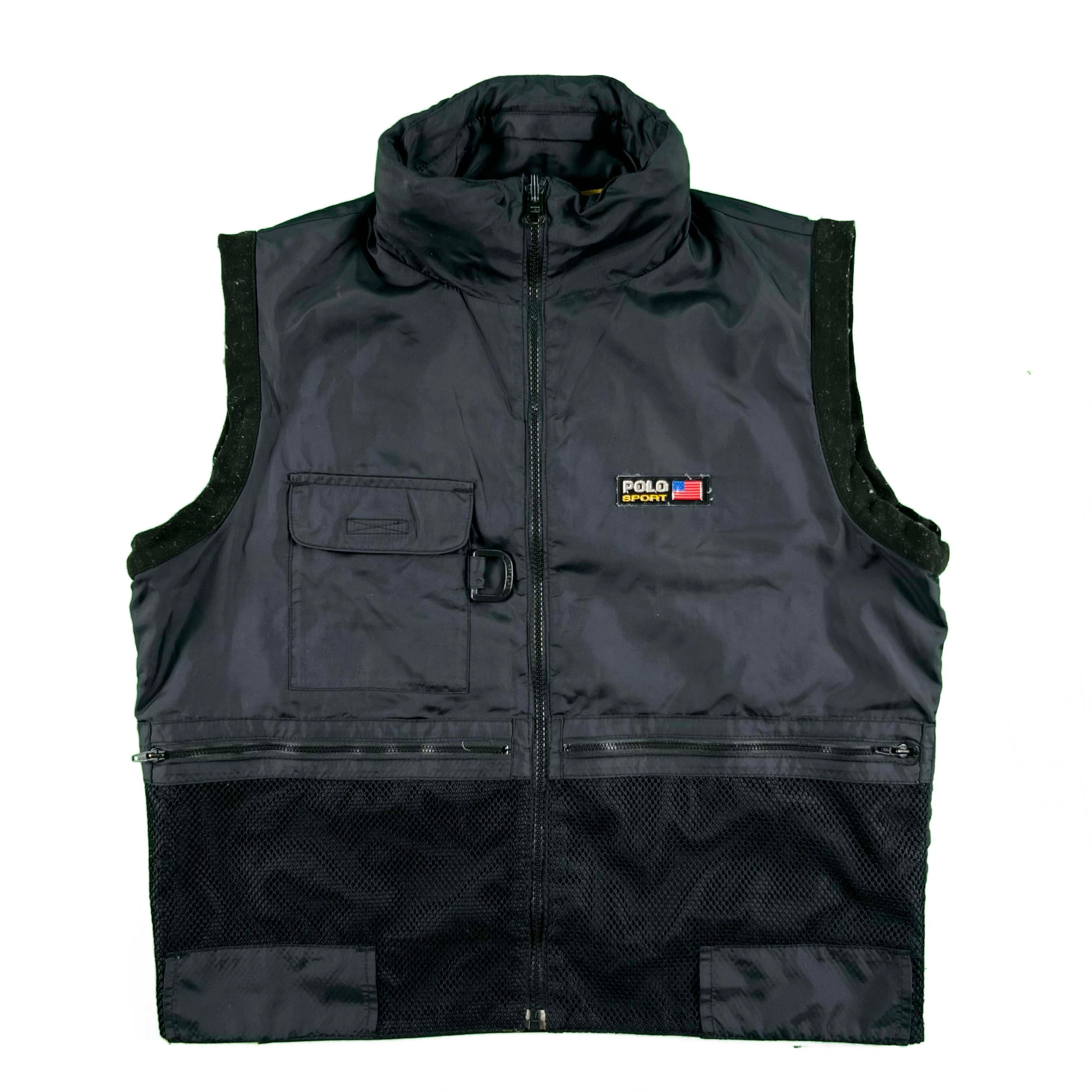 90s Reversible Polo Sport Vest- M – Plum Garments
