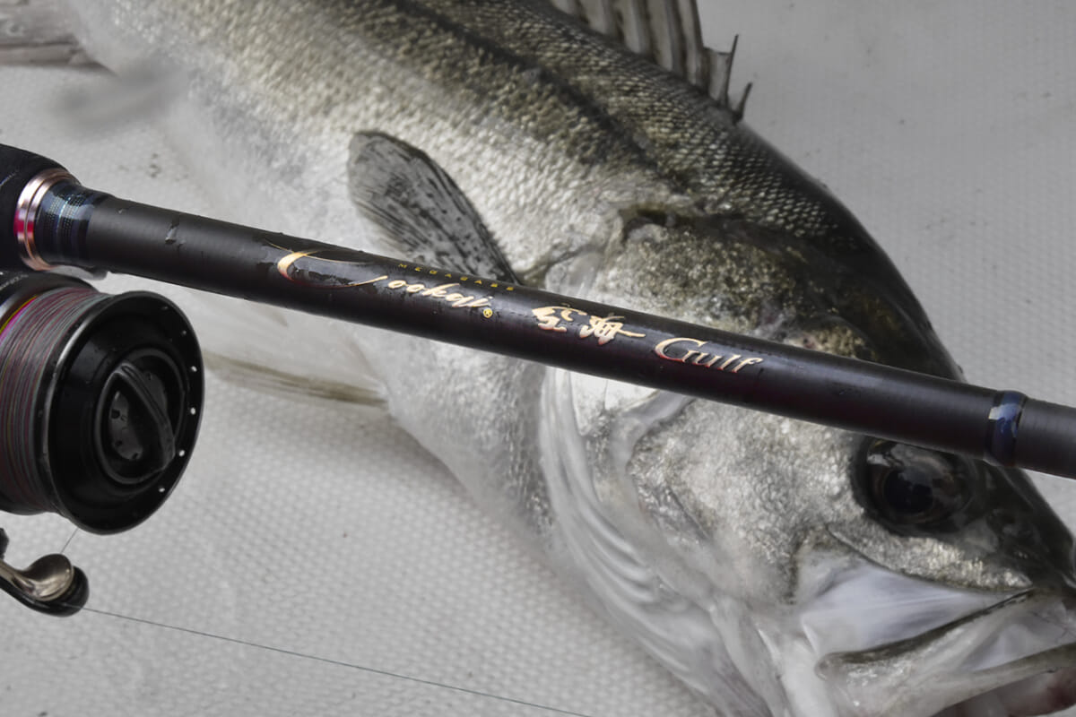 メガバスのボートシーバス用ロッド『空海ガルフ（Cookai Gulf）』で