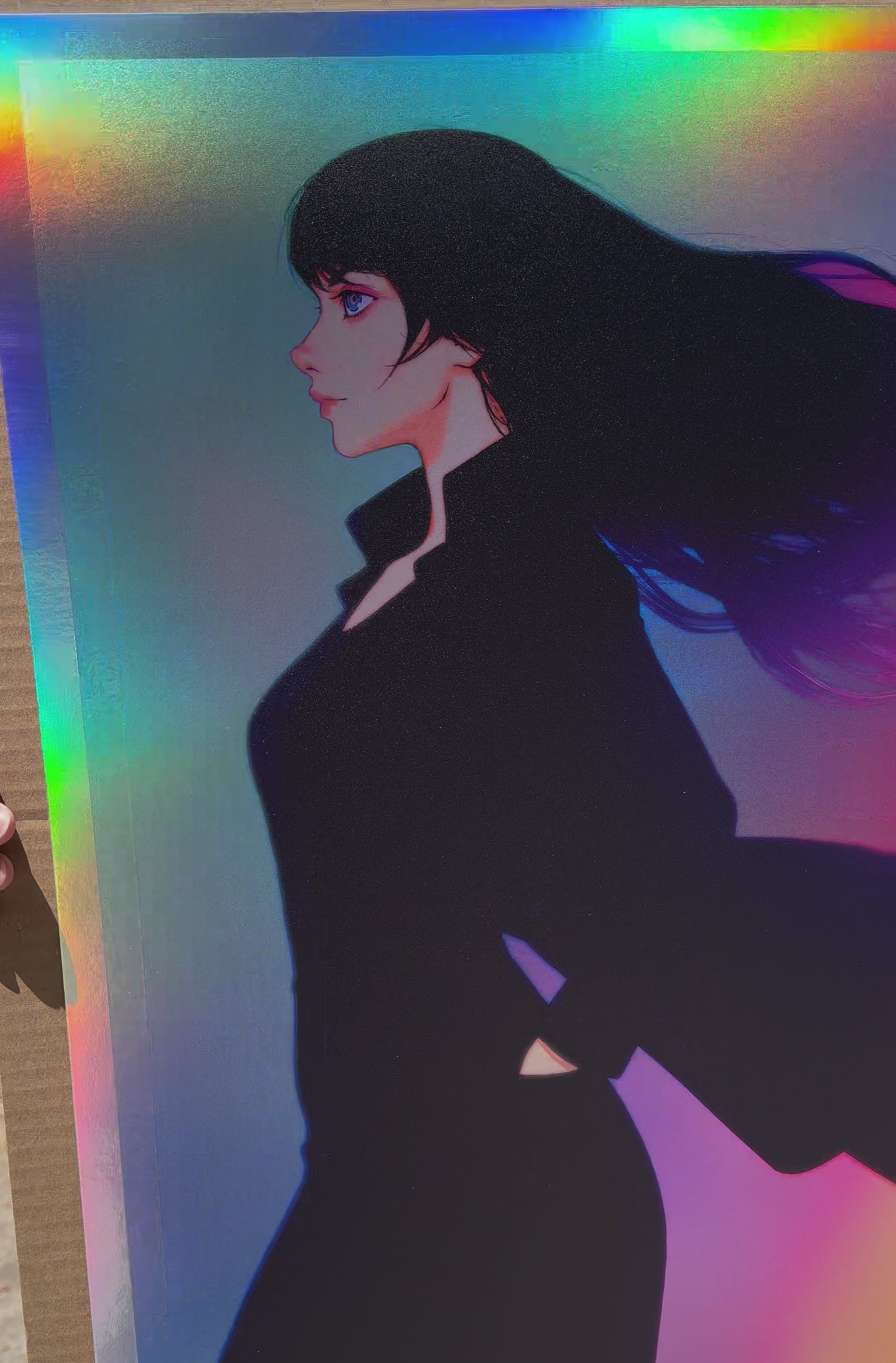 Kaze no Iro Holofoil Special Edition Art Print by Ilya Kuvshinov