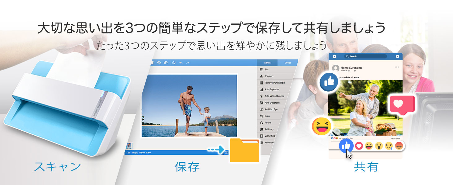Plustek ePhoto - 使用可能なホームオフィスや小規模ビジネス向けの