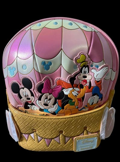 LOUNGEFLY Disney Dumbo 80th Anniversary Train Car Crossbody