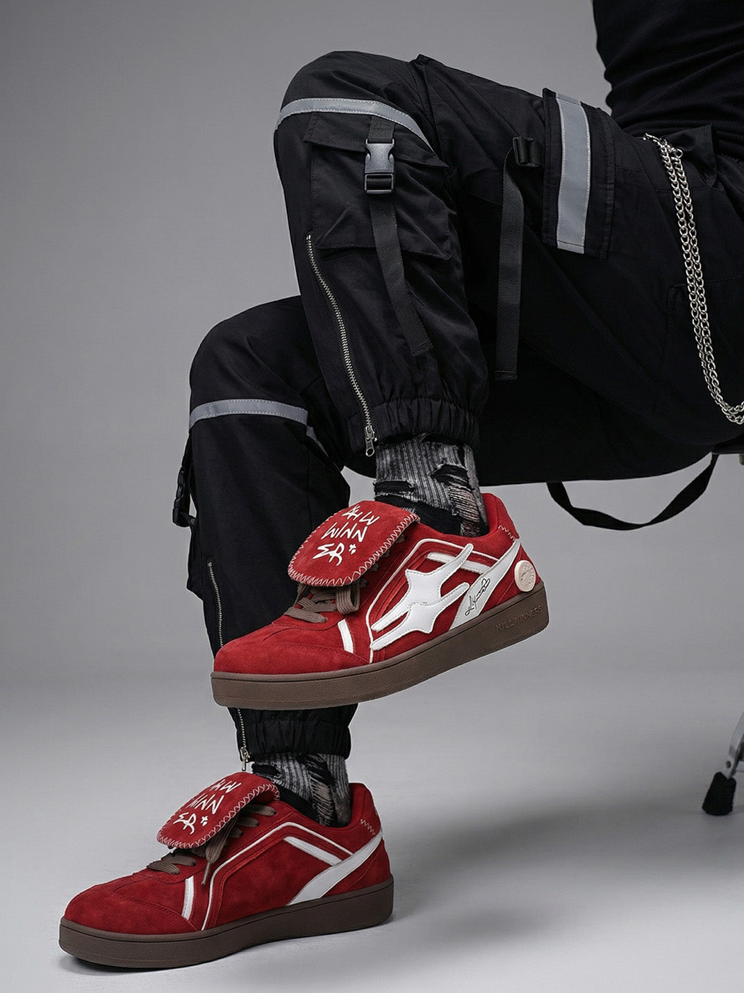KILLWINNER丨Retro Training Sneaker-Red Velvet