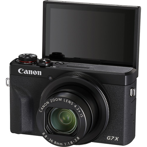 Canon PowerShot G7 X Mark III Digital Camera (Black) + 32GB + LED