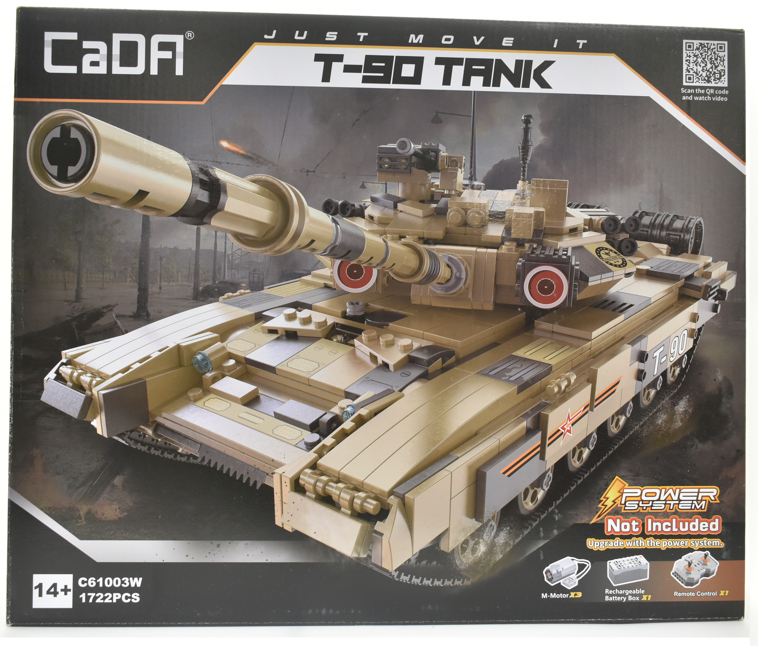 T-90 Tank 1722pcs | C61003W | CaDA – ProTinkerToys.com