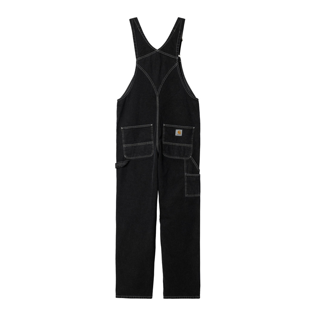 Carhartt WIP Bib Overall - Black Stone Washed