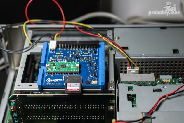 PC-9801RA internal HDD with BlueSCSI | probably.moe