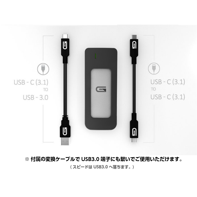 GLYPH Atom SSD 超高性能モバイル外付けSSD