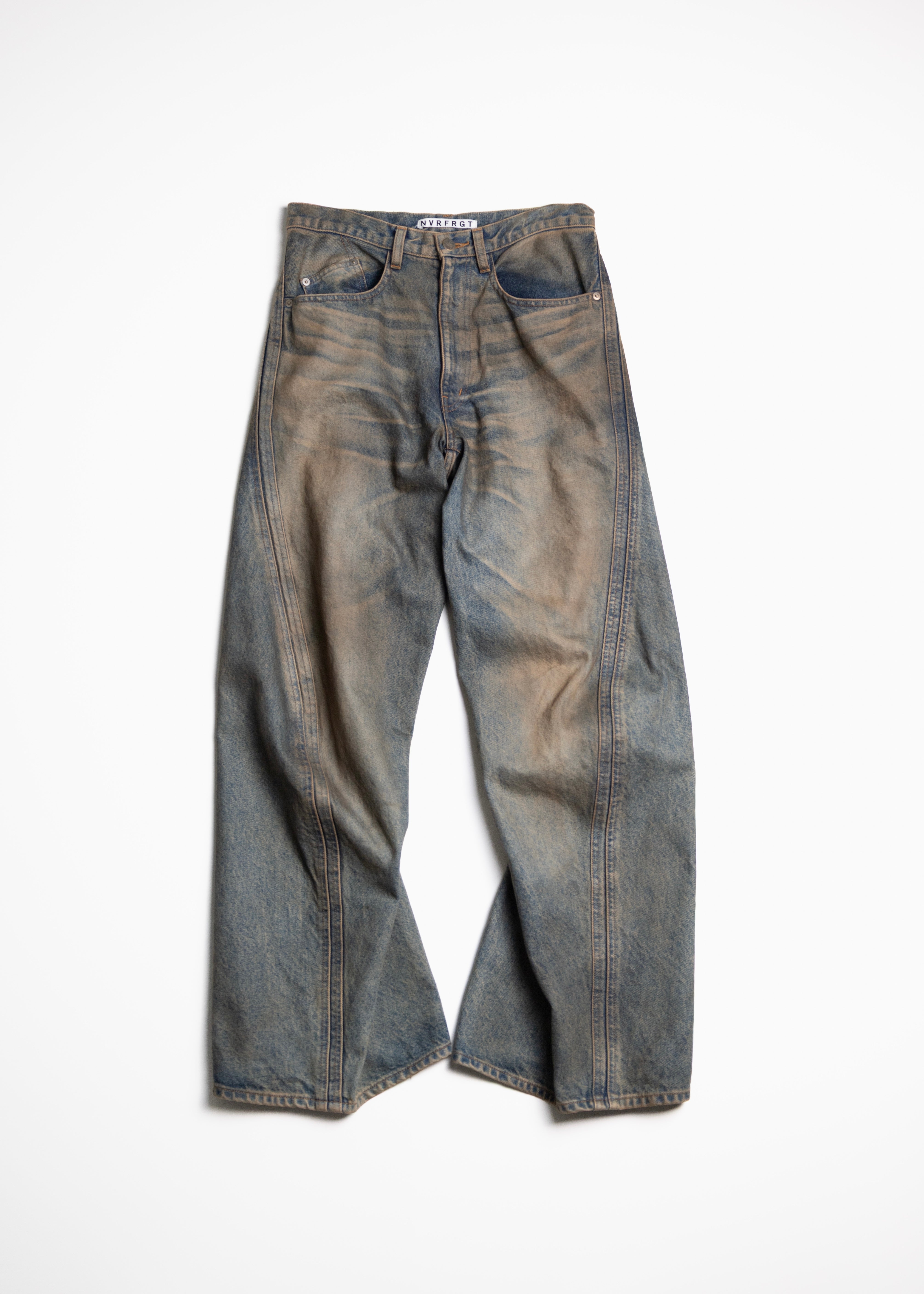 NVRFRGT（ネヴァーフォーゲット）3D TWISTED WIDE LEG JEANS – process