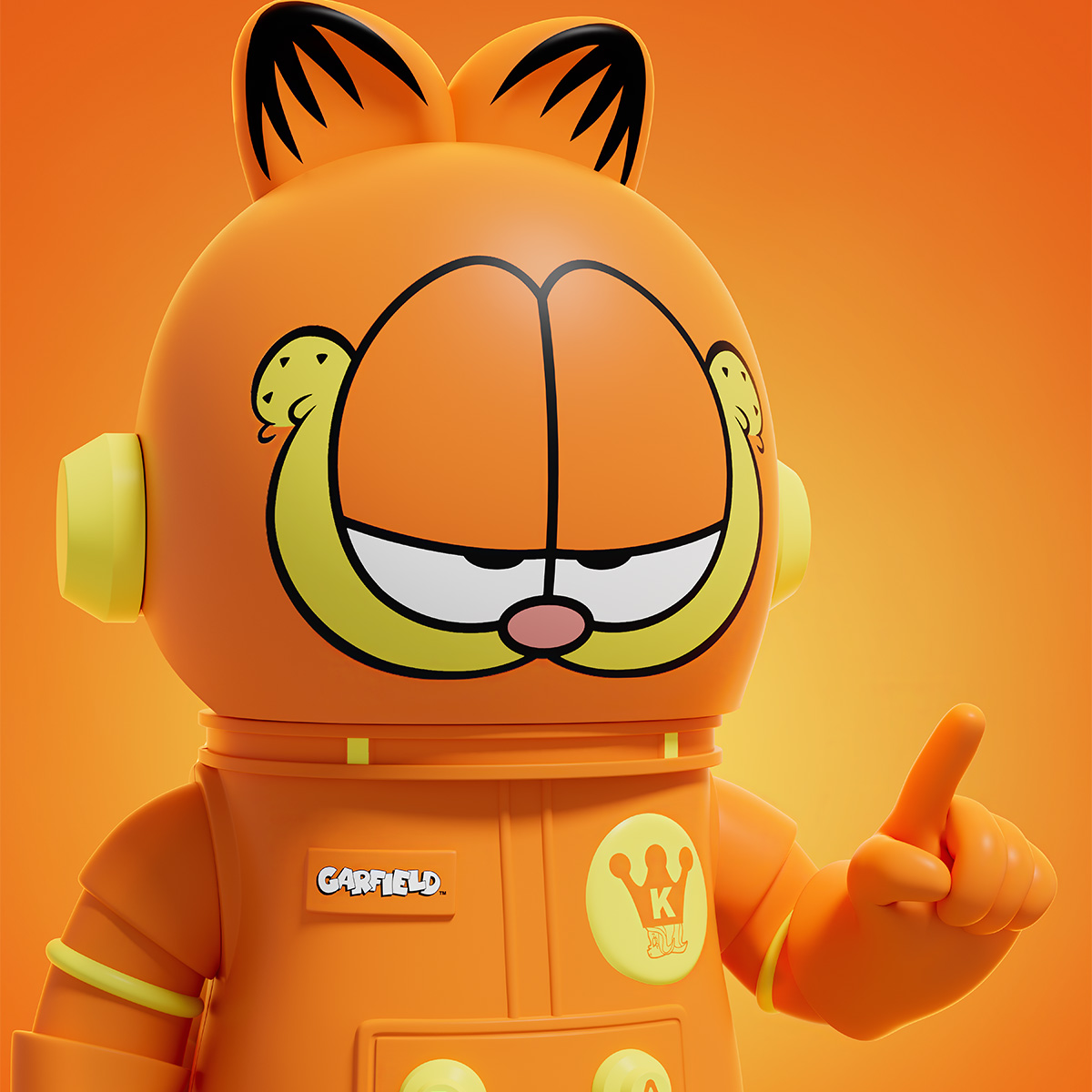 MEGA SPACE MOLLY 400% Garfield - POP MART (United States)