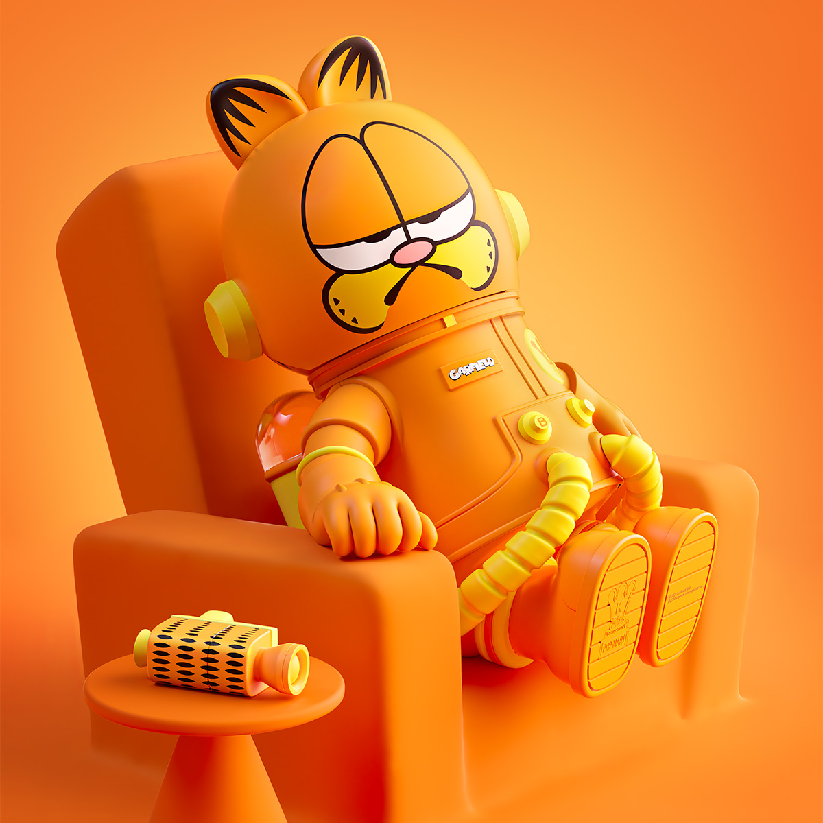 MEGA SPACE MOLLY 400% Garfield - POP MART (United States)