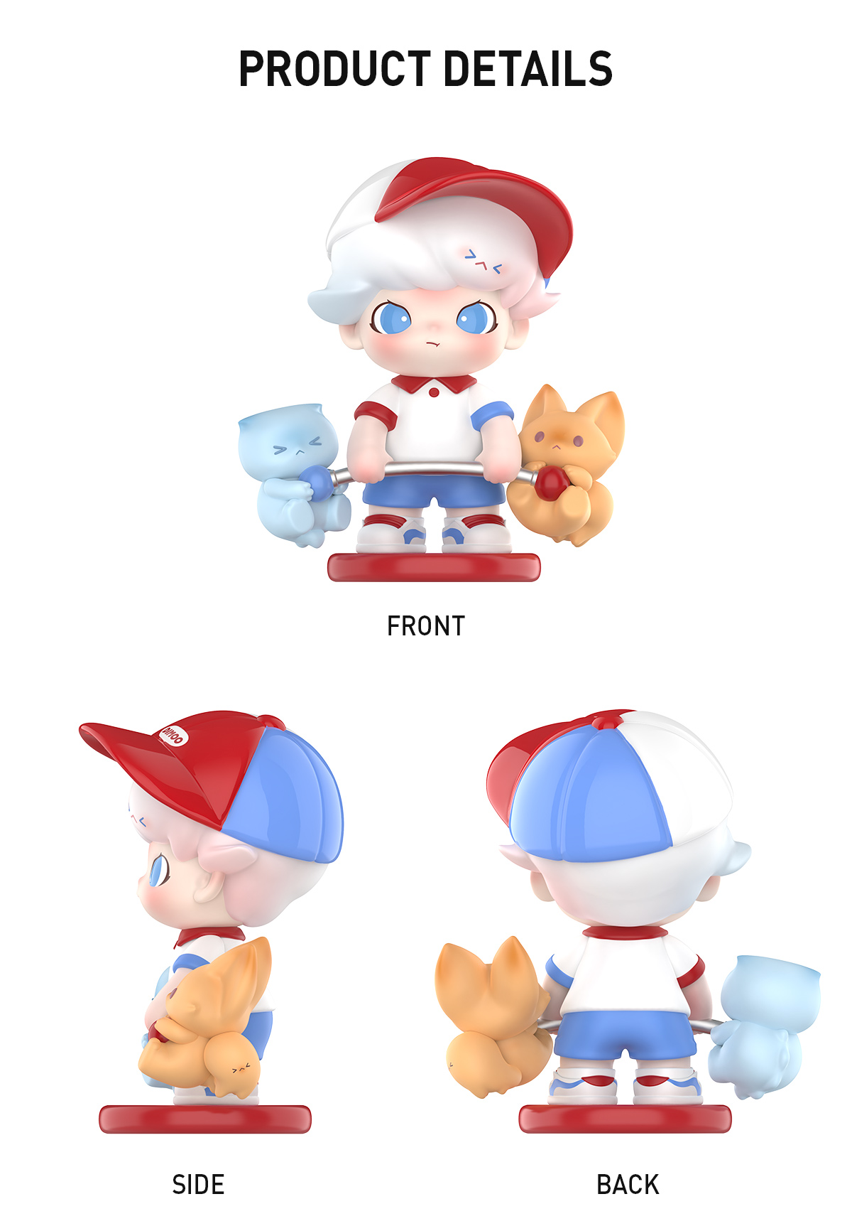 DIMOO I Can Make It Figurine-Blue Ver. | Designer Figurines - POP