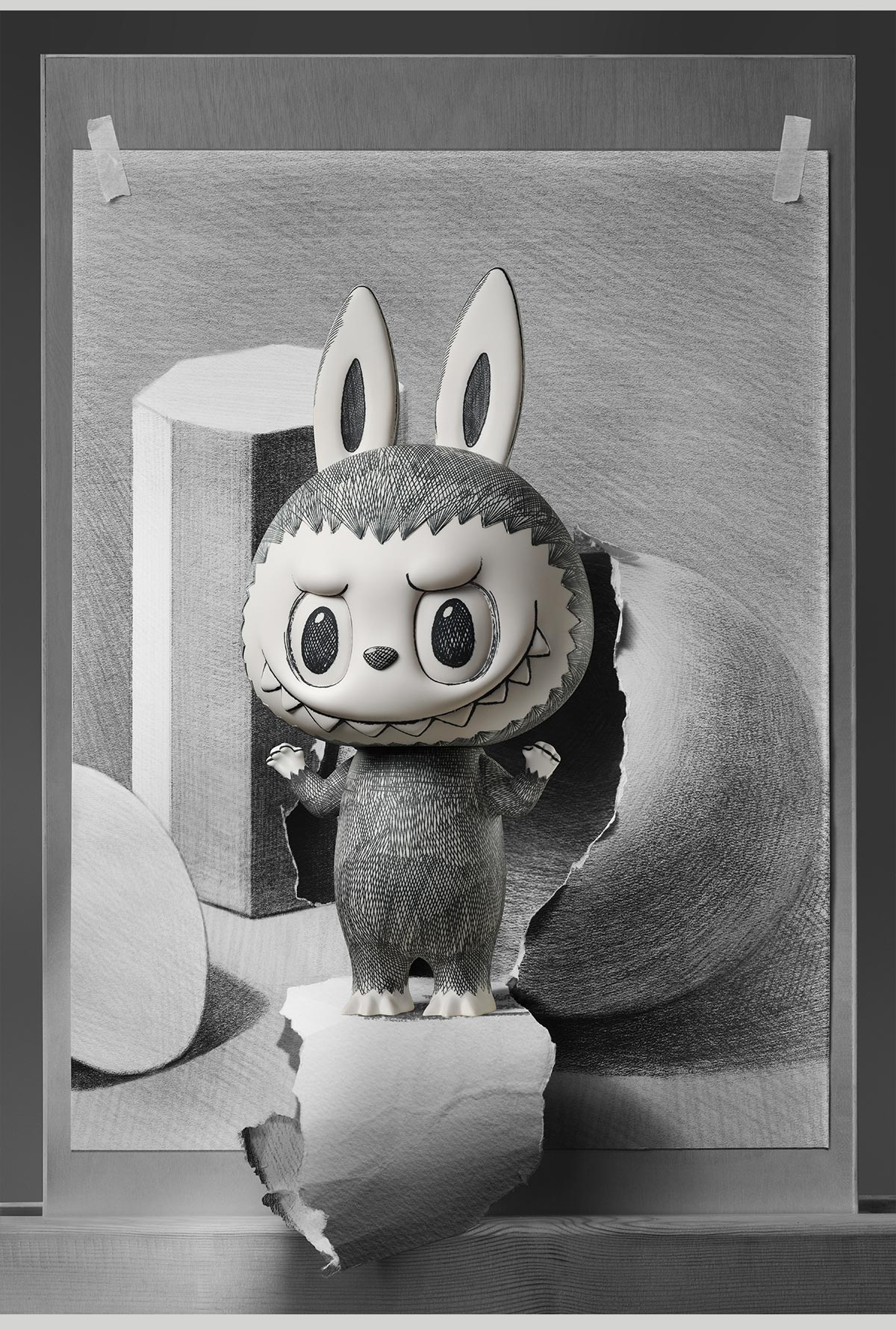 MEGA LABUBU 400% Sketch - POP MART (United States)