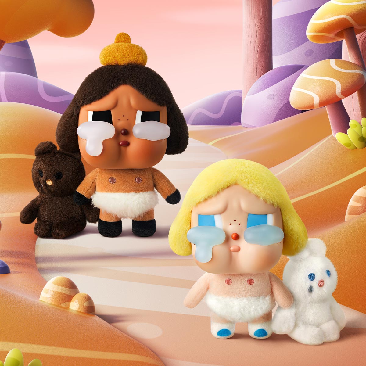 CRYBABY Crying Again Series-Vinyl Face Plush Blind Box - POP MART