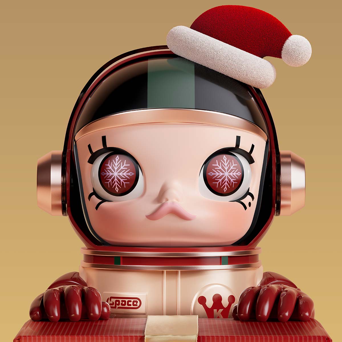 MEGA SPACE MOLLY 400% Christmas2024 - POP MART (United States)