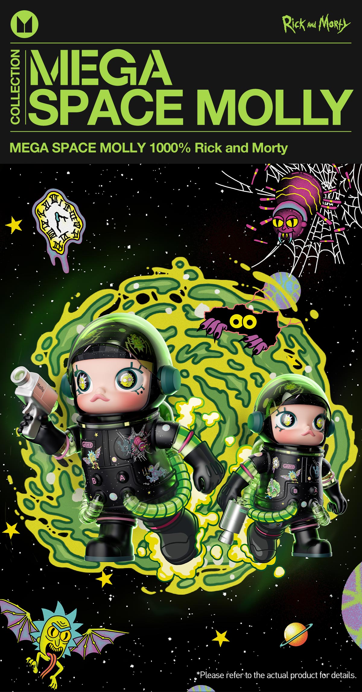 MEGA SPACE MOLLY 1000% Rick and Morty - POP MART (United States)