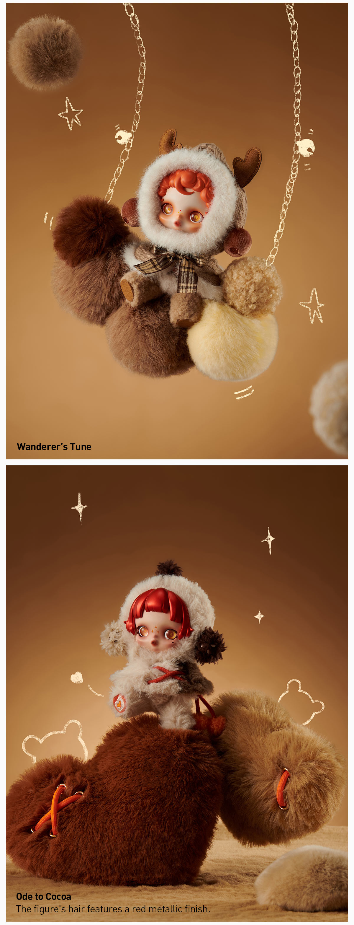 POP NOW:SKULLPANDA Winter Symphony Series Plush - POP MART (United