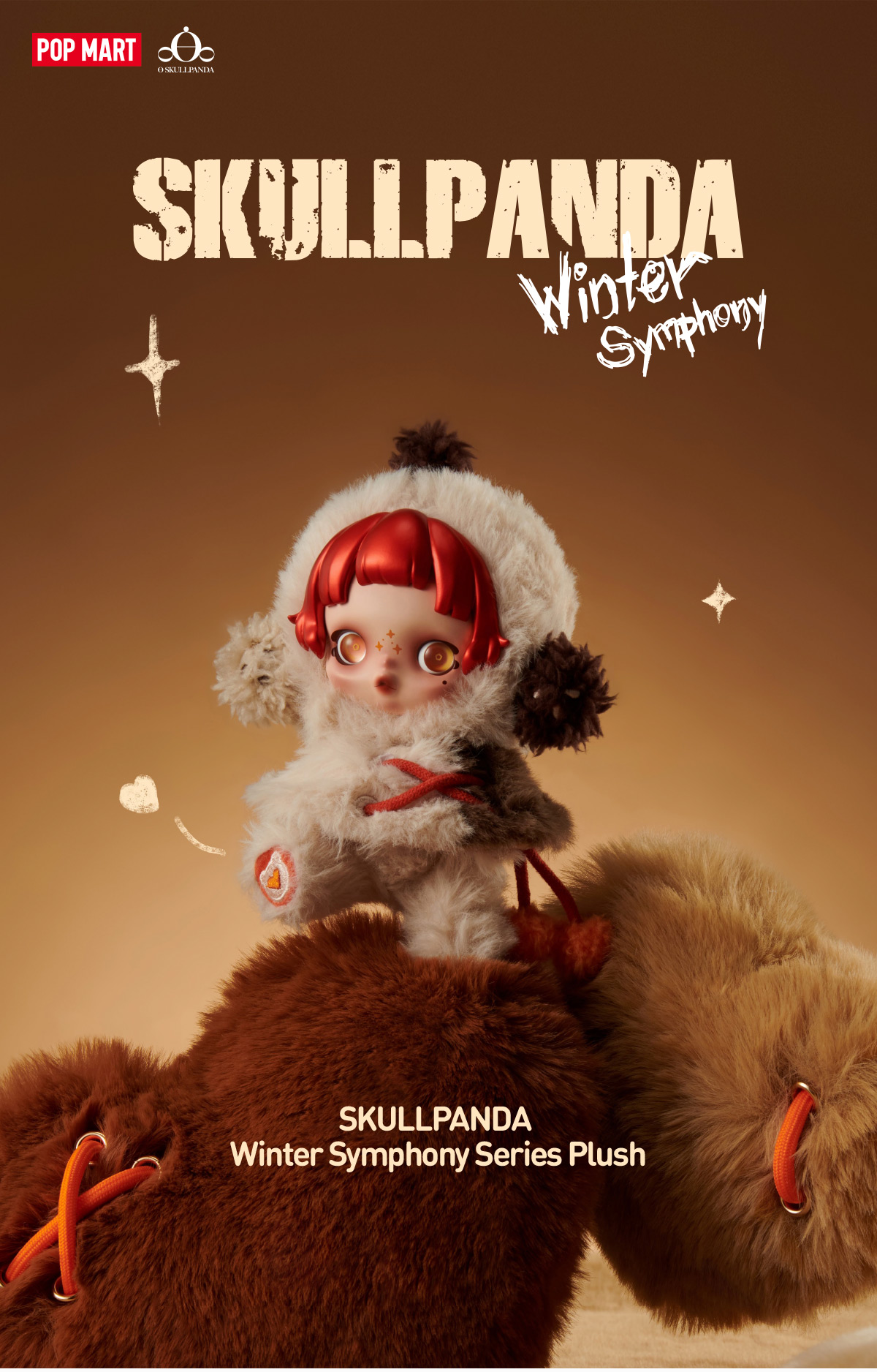 POP NOW:SKULLPANDA Winter Symphony Series Plush - POP MART (United