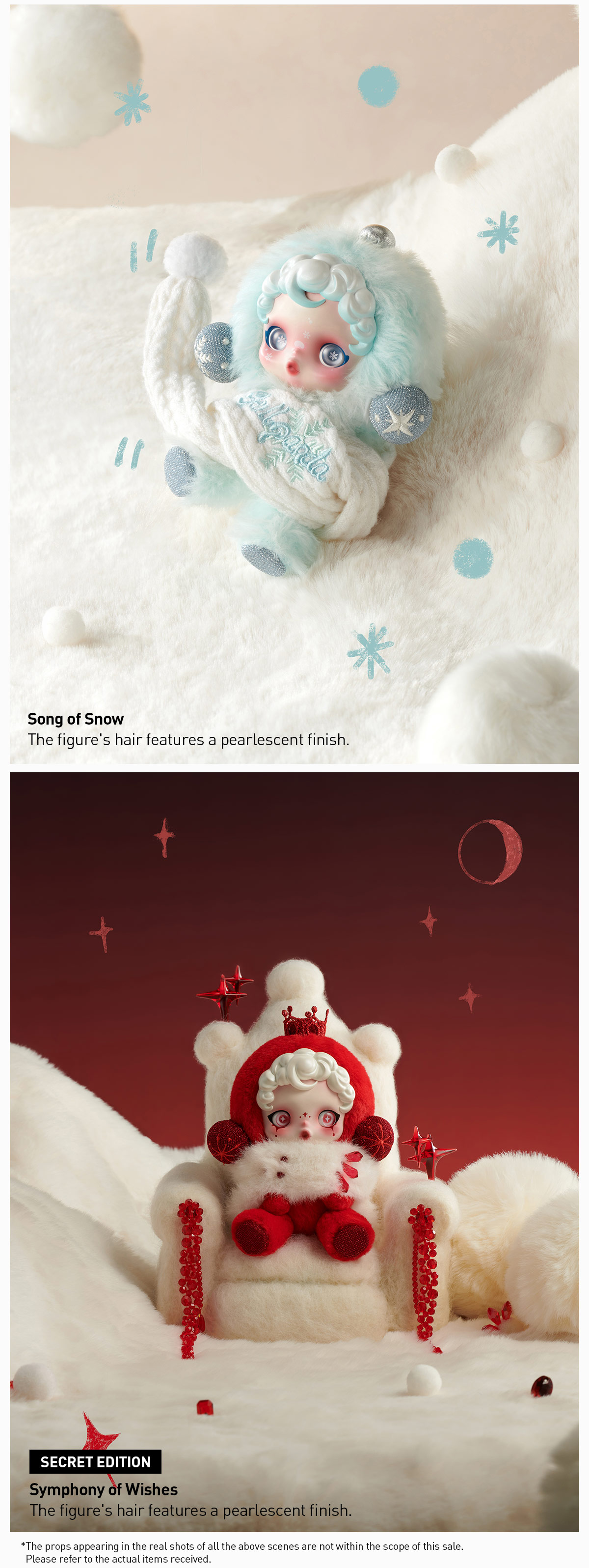 POP NOW:SKULLPANDA Winter Symphony Series Plush - POP MART (United