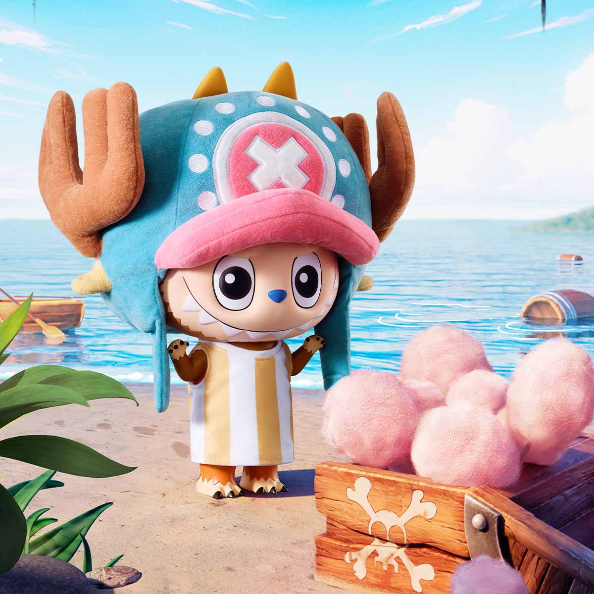 MEGA LABUBU 1000% TONY TONY CHOPPER - POP MART (United States)