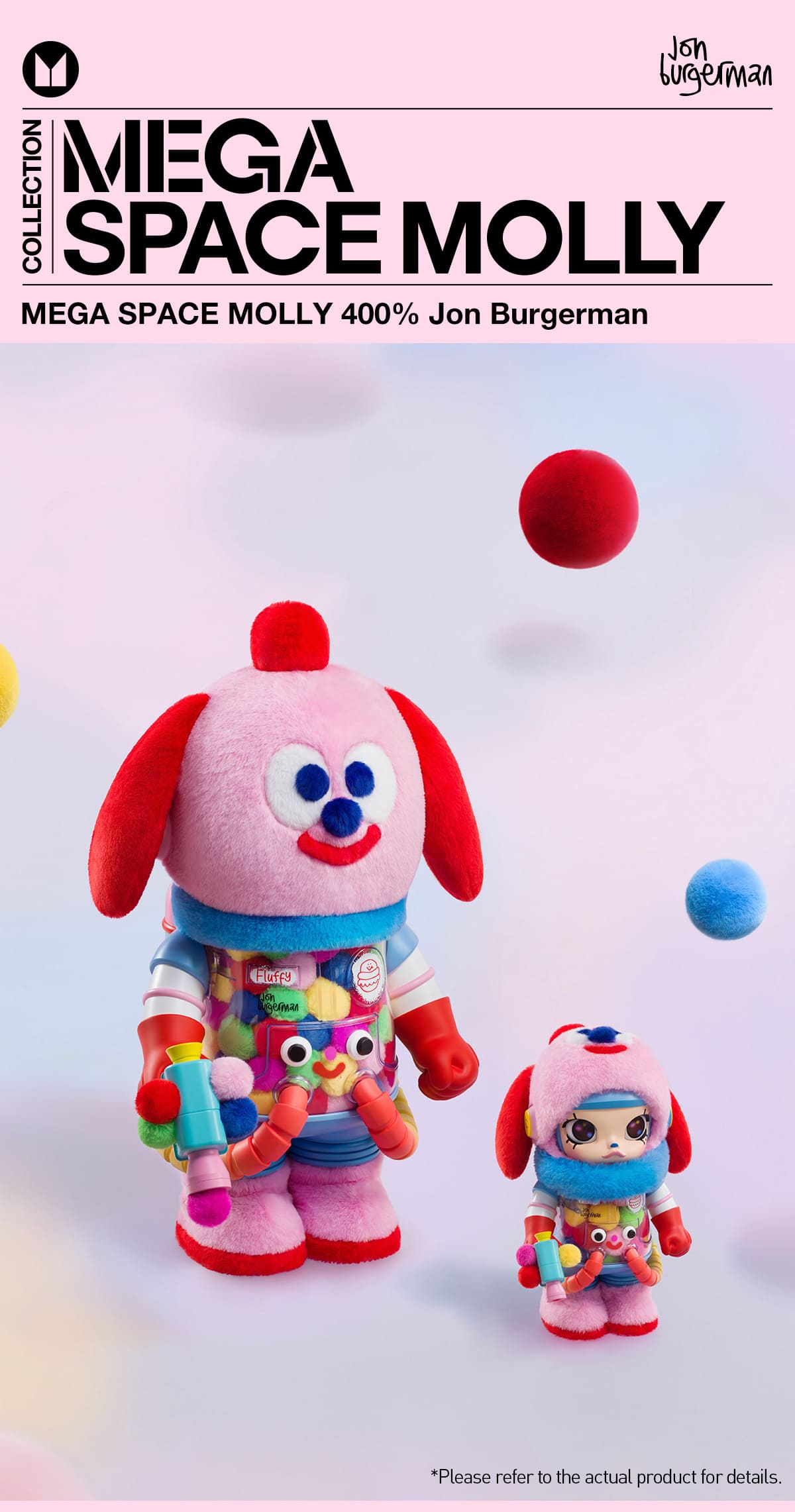 MEGA SPACE MOLLY 400% Jon Burgerman - POP MART (United States)
