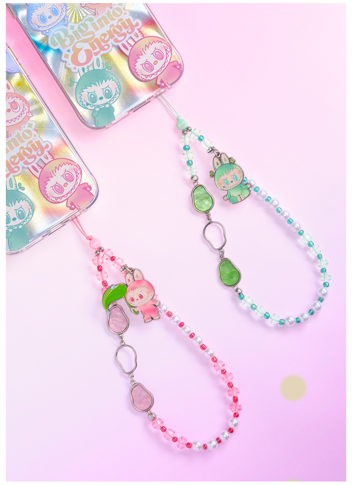 THE MONSTERS Big into Energy Series-Phone Charm Blind Box - POP