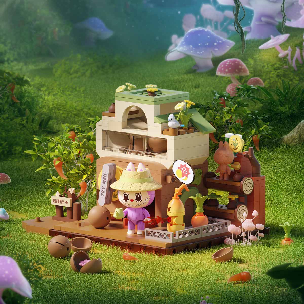 THE MONSTERS Forest Secret Base Series Blocks Part 2 - POP MART