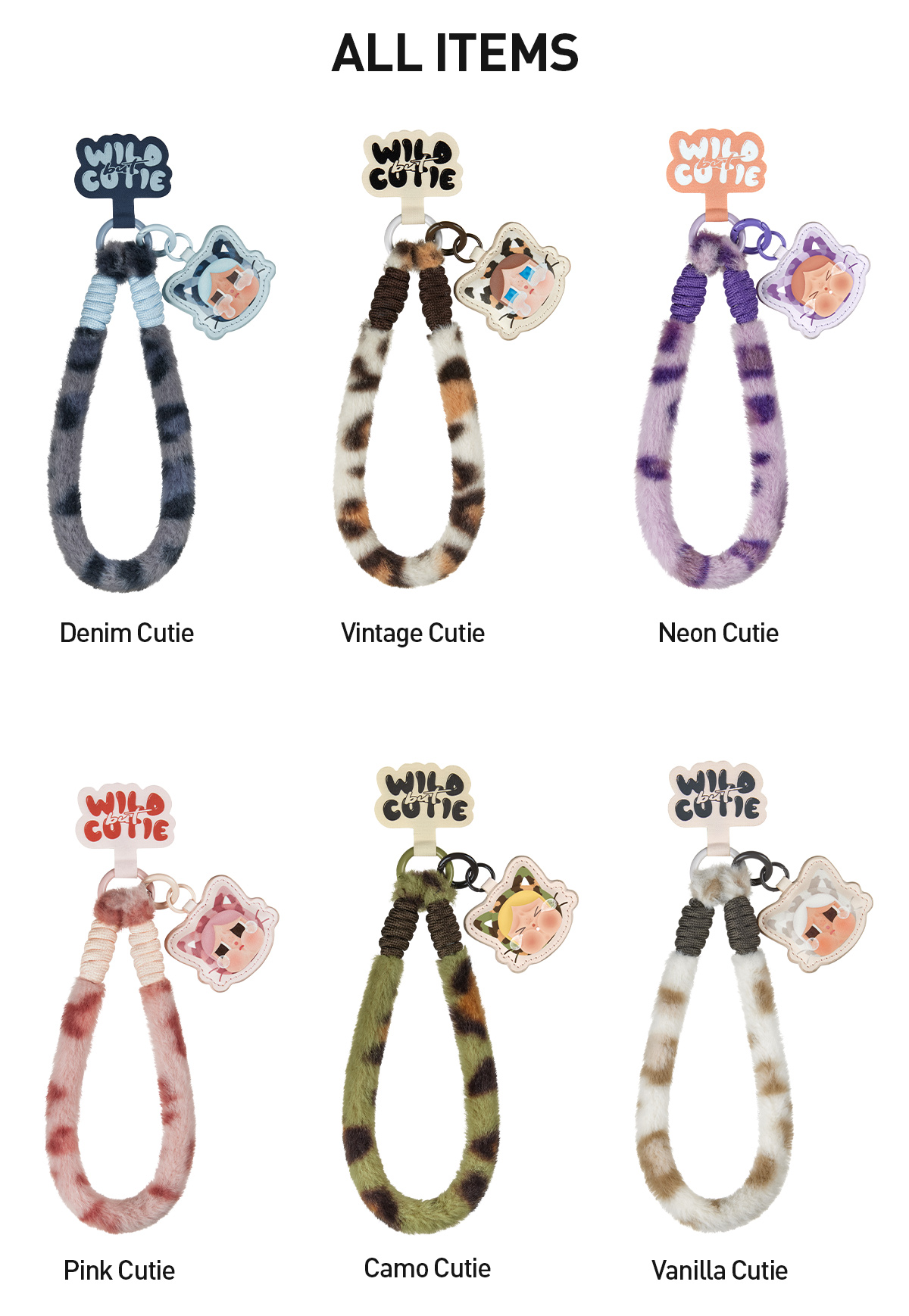 CRYBABY Wild but Cutie Series-Phone Charm Blind Box - POP MART