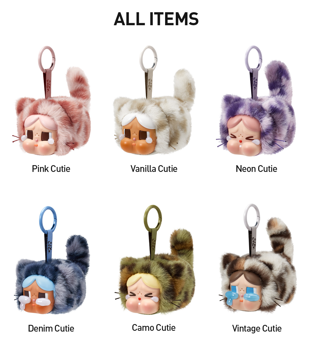 POP NOW:CRYBABY Wild but Cutie Series - Vinyl Plush Pendant Blind