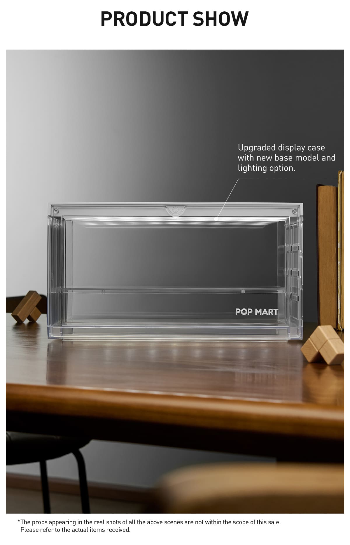 POP MART 100% Assemblable Lighted Display Container - POP MART