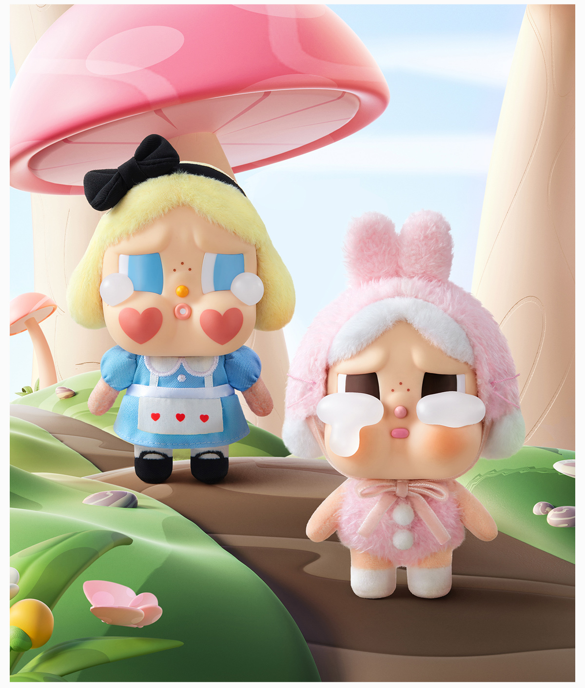 POP NOW:CRYBABY Crying Again Series-Vinyl Face Plush Blind Box