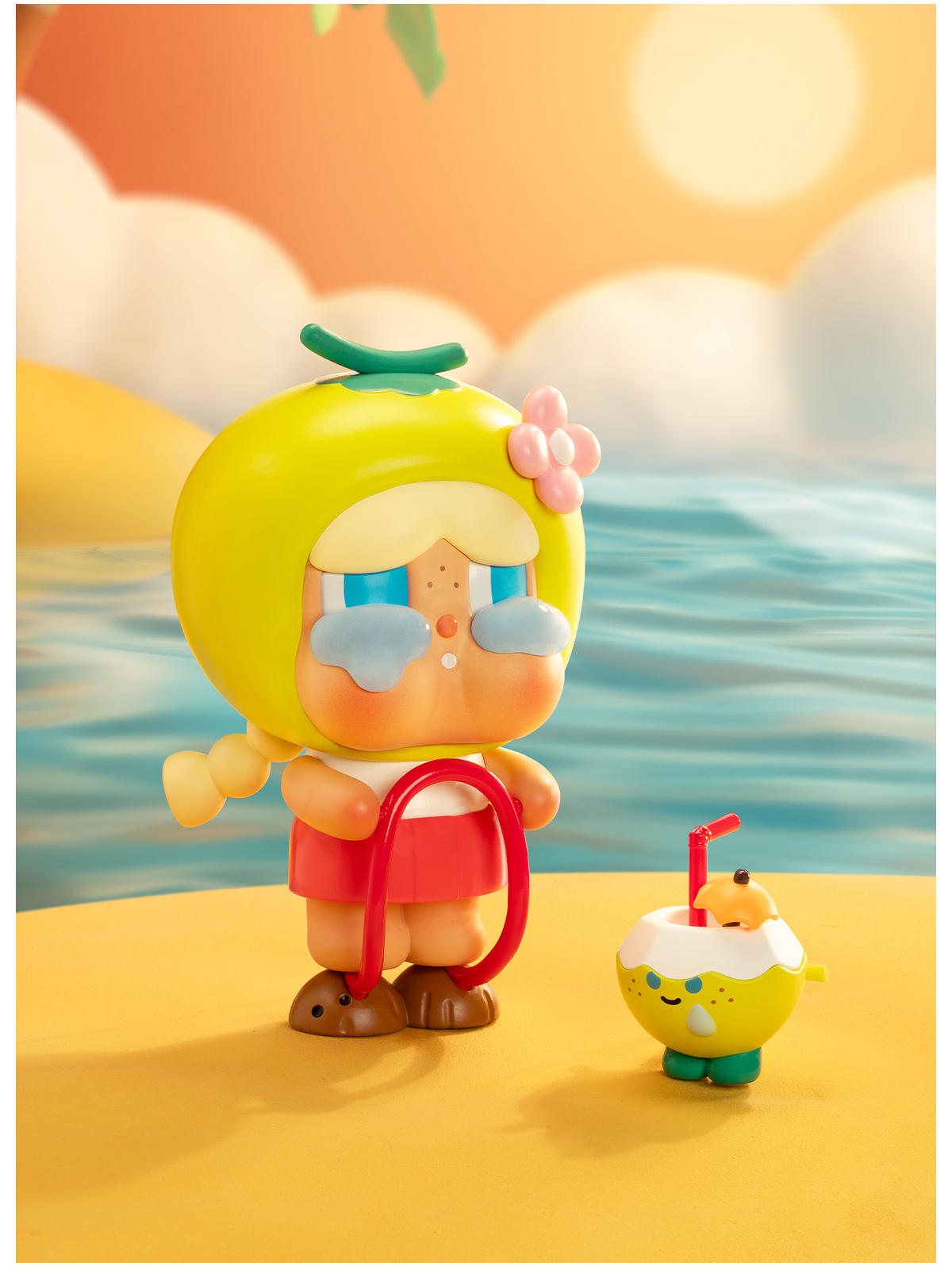 Crybaby Coconut Figure-Green - POP MART (United States)