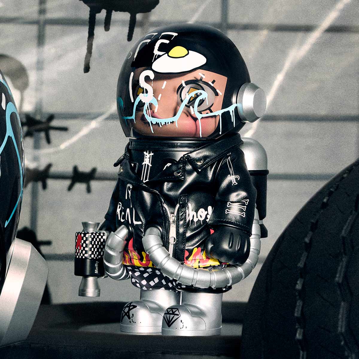 MEGA SPACE MOLLY 400% Trevor Andrew - POP MART (Canada)