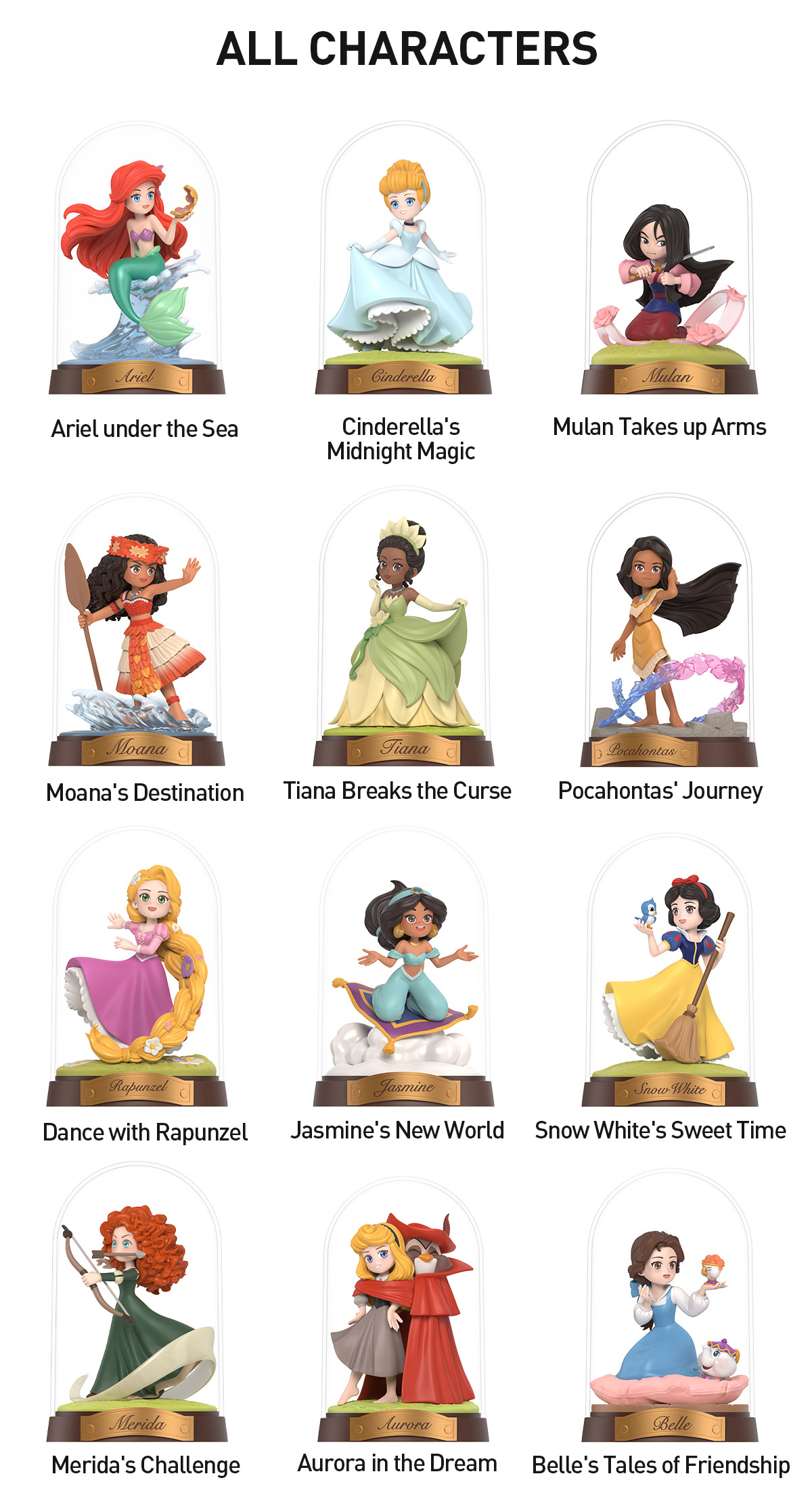 Disney Princess Create Your World Series Figures - POP MART