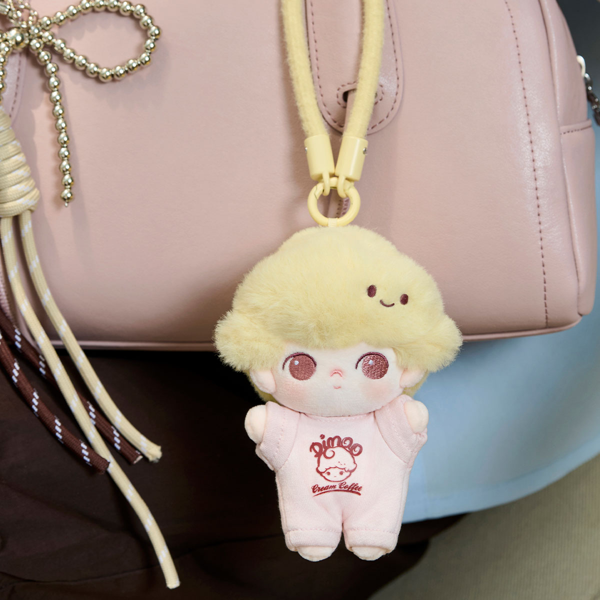 DIMOO Crush on Coffee Series-Soft-faced Plush Keychain Blind Box