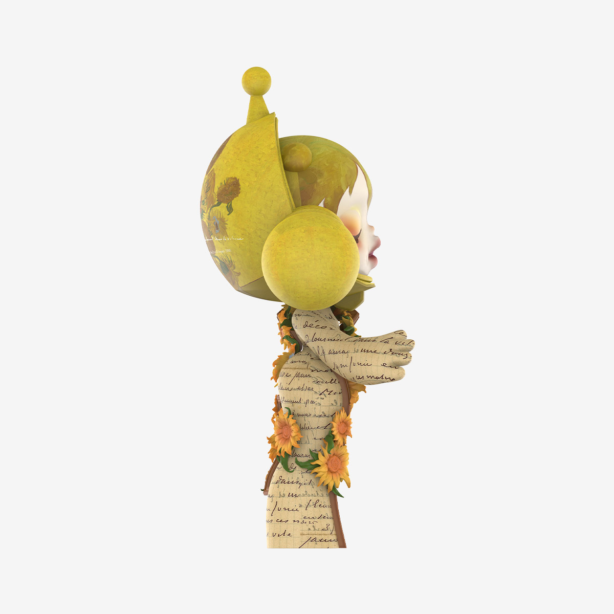 MEGA α SKULLPANDA 400% Van Gogh Museum Sunflowers - POP MART