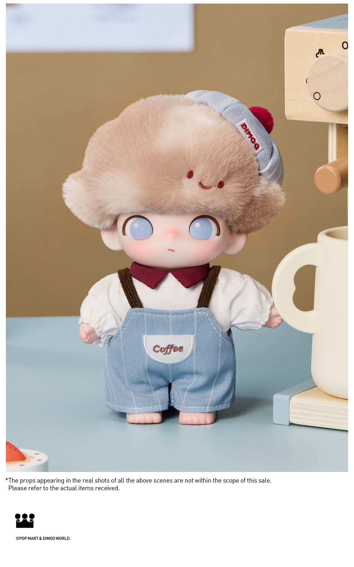 DIMOO Crush on Coffee Series-Vinyl Plush Blister Pack - POP MART