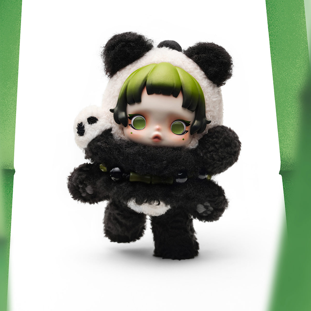 SKULLPANDA Lazy Panda Plush Doll Pendant - POP MART (United States)