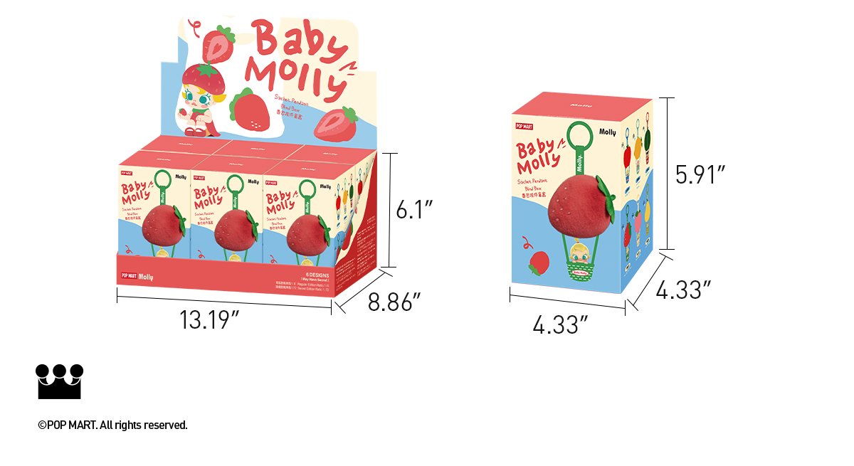 Baby Molly Fruity Aroma Series- Sachet Pendant Blind Box - POP
