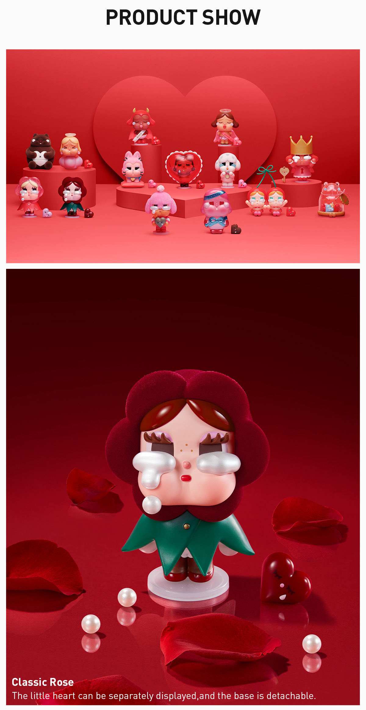 POP NOW:CRYBABY Crying For Love Series Figures - POP MART (United