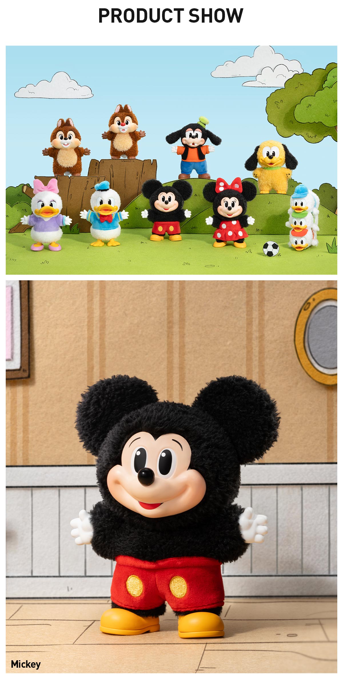 Mickey Family Cute Together Keychain Series Figures - POP MART