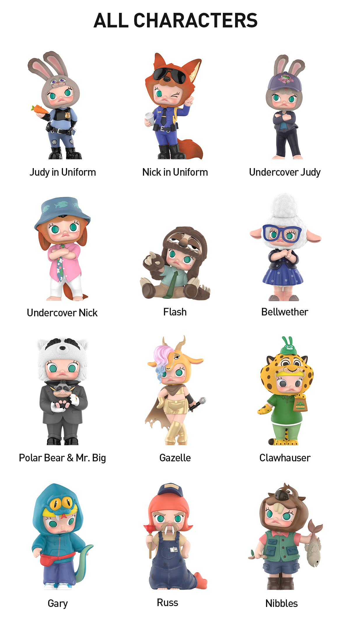 POP MART MOLLY x Zootopia Co-branded Series Confirm Figure Sealed