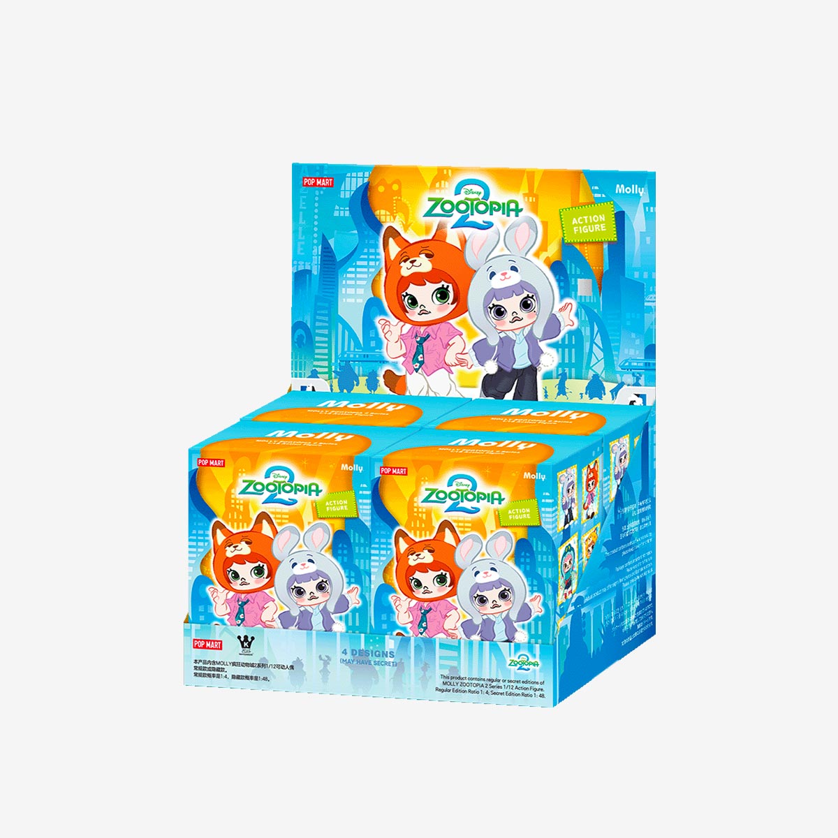 MOLLY ZOOTOPIA 2 Series 1/12 Action Figure - POP MART (United States)